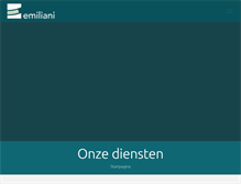 Tablet Screenshot of emiliani.be